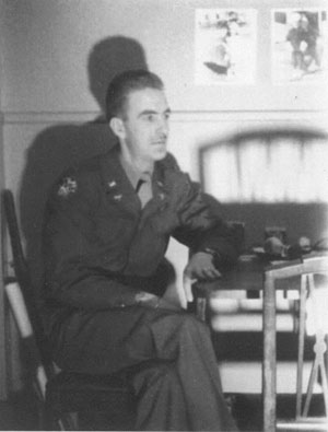 Lt. Cowan at his desk